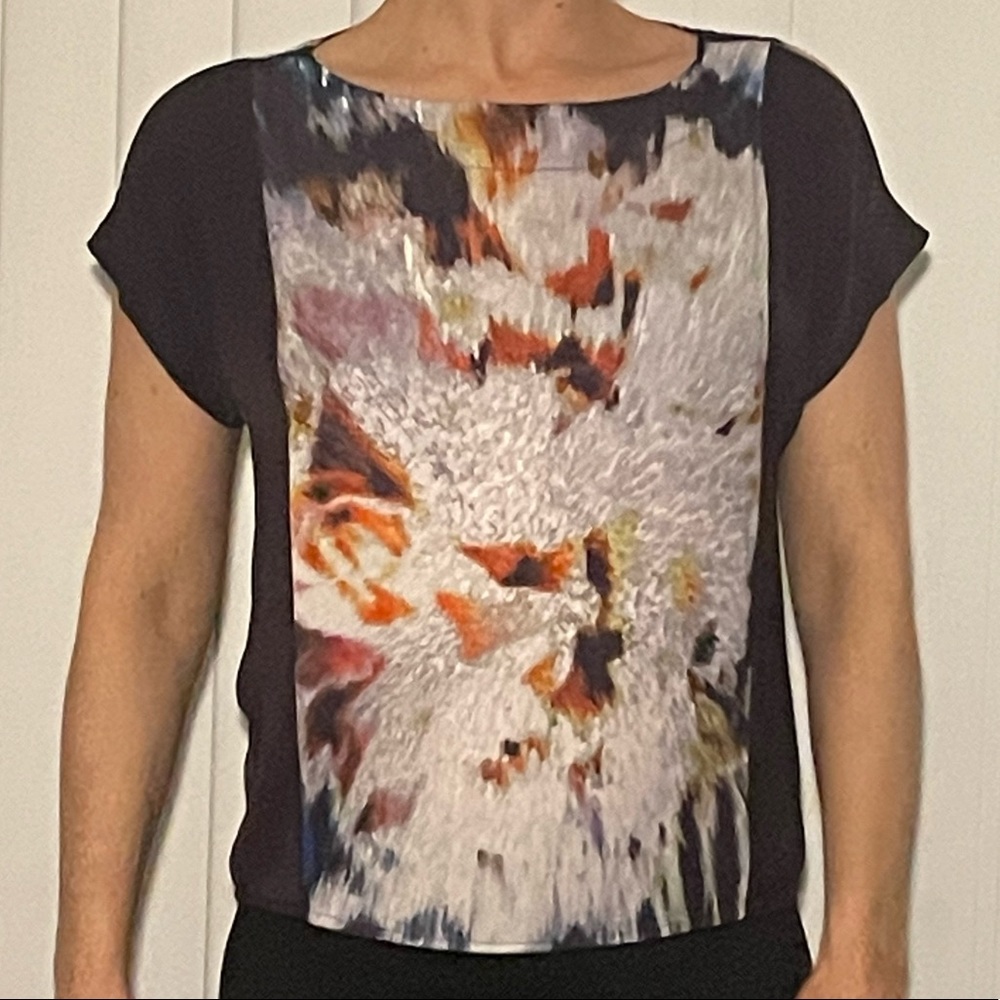 Calvin klein womens night out casual blouse M